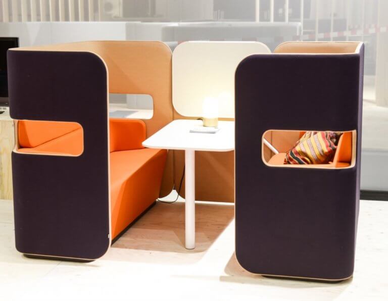 Box Acoustique Moon Pour Espace Coworking Et Bureaux 