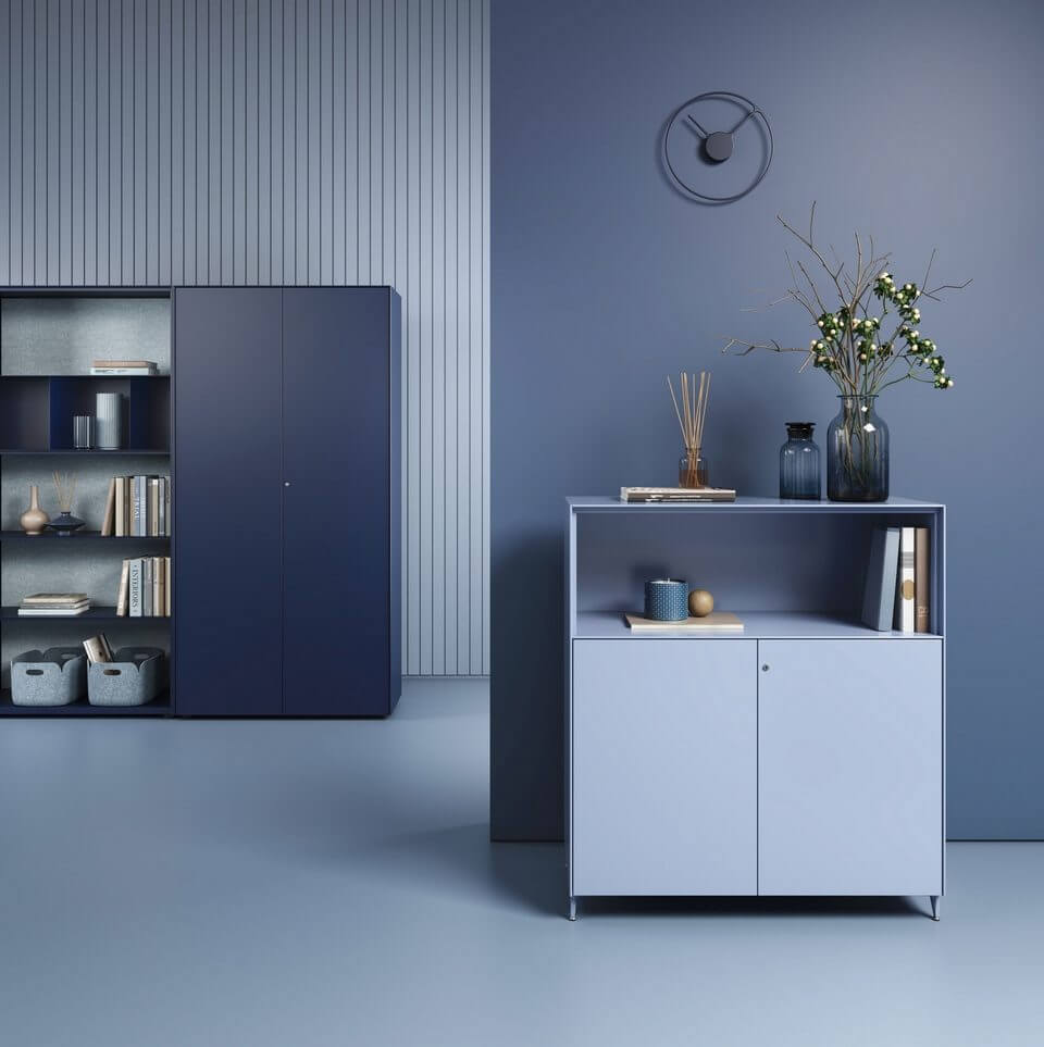 Armoire en métal design avec de nombreux coloris personnalisables