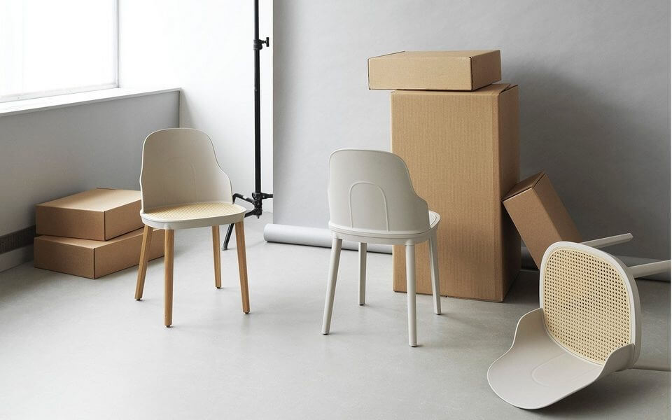 Chaise de restaurant avec une conception écologique pour réduire l'empreinte carbone