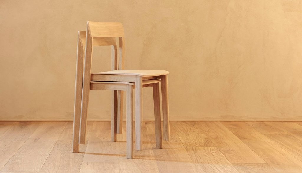 Chaise en bois design italien pour les hôtels et les restaurants