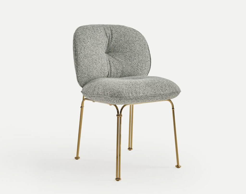 La chaise haut de gamme MULLIT propose un confort incomparable.