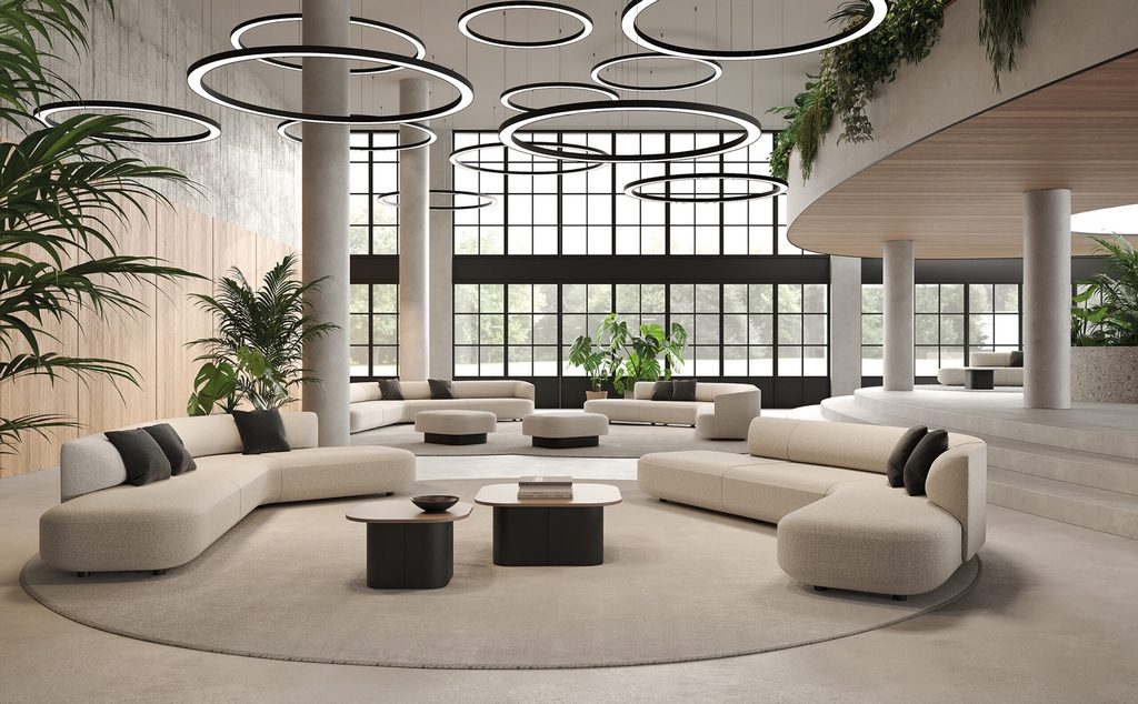 Créez des espaces lounge dans vos bureaux, comme un lobby d'hôtel
