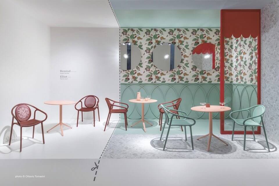 Tables et chaises de restaurant design