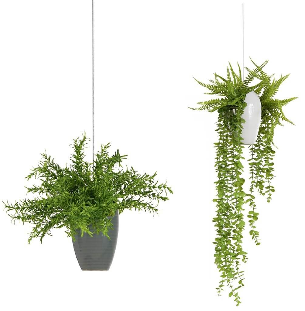 Plante verte artificielle pour décoration intérieure, grandes
